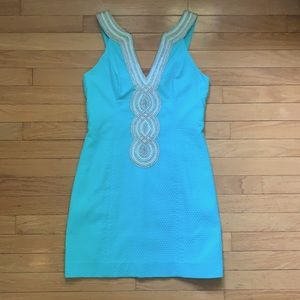 Serene Blue Lilly Pulitzer Valli Shift Mini Dress